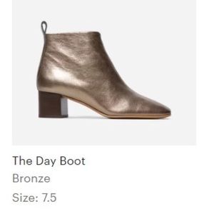 Everlane NWT Day Boot - Bronze 7.5